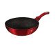 BERLINGERHAUS Pánev WOK s mramorovým povrchem 30 cm Burgundy Metallic Line BH-6166 - thumb (6)
