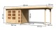 Dřevěný domek KARIBU KERKO 3 + přístavek 280 cm (82936) natur LG2958 - thumb (1)