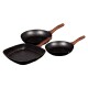BERLINGERHAUS Sada pánví s mramorovým povrchem 3 ks Ebony Line Rosewood BH-7101 - thumb (0)