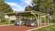 Dvojitý carport KARIBU ECO 2B 62043 LG3294 - thumb (0)