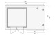 Dřevěný domek KARIBU BASTRUP 5 + přístavek 200 cm včetně zadní a boční stěny (73994) natur LG3018 - thumb (2)