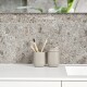 Kelímek na zubní kartáčky TIME 10 cm, tmavě šedá, beton, Zone Denmark - thumb (2)