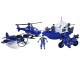 Policejní set s figurkami člun 33 cm, Wiky, W013365 - thumb (1)