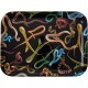 Servírovací podnos TOILETPAPER SNAKES 32 x 43,5 cm, černá, Seletti - thumb (0)