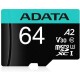 ADATA MicroSDXC karta 64GB XPG UHS-I U3 (R:95/W:90 MB/s) + SD adaptér - thumb (1)