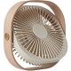Stolní ventilátor FANTASTIC 20 cm, béžová, dřevo, Printworks - thumb (0)