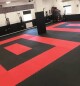 Sportago Tatami Taekwondo podložka 100x100cm černá-červená - thumb (1)