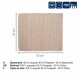 KELA Koupelnová předložka Miu směs bavlna/polyester zakalená růžová 65,0x55,0x1,0cm KL-24724 - thumb (2)