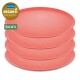 Velký talíř CONNECT 25,5 cm, sada 4 ks, přírodní korálová, Koziol - thumb (0)