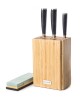 G21 Sada nožů G21 Damascus Premium v bambusovém bloku, Box, 3 ks + brusný kámen G21-6002298 - thumb (0)