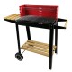 BBQ COLLECTION Gril na dřevěné uhlí obdélníkový  83x28x83cm ED-295218 - thumb (0)