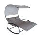 Vivere zahradní houpací postel Double Chaise Rocker NO Sienna - thumb (3)