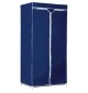 ALPINA Textilní šatní skříň 75x50x160cm tmavě modrá ED-208328 - thumb (1)