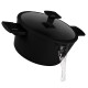 BERLINGERHAUS Kastrol s titanovým povrchem a poklicí 20 cm Matte Black Collection BH-8187 - thumb (2)