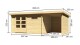 Dřevěný domek KARIBU BASTRUP 8 + přístavek 200cm včetně zadní a boční stěny (78676) natur LG3031 - thumb (1)
