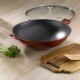 KELA Wok litinový s poklicí CALIDO 36 cm červená KL-11947 - thumb (9)