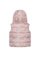 Vesta dívčí nylonová Puffa podšitá microfleecem, Minoti, 12GILET 15, růžová - 80/86 | 12-18m - thumb (1)