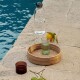 Servírovací podnos ISOLA, sada 2 ks, přírodní, ratan, ferm LIVING - thumb (2)