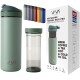 Termohrnek s infuzérem RECHARGE ANYTIME 460 ml, mátově zelená, Viva Scandinavia - thumb (3)