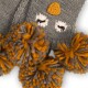 Šála zimní pletená, Minoti, OWL 13, šedá - 0-12m - thumb (2)