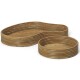 Servírovací podnos ISOLA, sada 2 ks, přírodní, ratan, ferm LIVING - thumb (0)