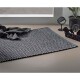 KELA Koupelnová předložka Miu směs bavlna/polyester kouřově modrá 65,0x55,0x1,0cm KL-24728 - thumb (1)