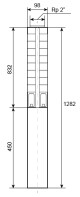Ponorné čerpadlo EVAK V4S-8M15, 400V, 2,2kW, 2m kabelu - thumb (2)