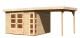 Dřevěný domek KARIBU KERKO 6 + přístavek 240 cm včetně zadní stěny (38733) natur LG2999 - thumb (0)