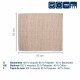 KELA Koupelnová předložka Miu směs bavlna/polyester kouřově modrá 65,0x55,0x1,0cm KL-24728 - thumb (2)