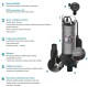 Kalové čerpadlo Leo LSWm200A 230V 1,5kW - thumb (3)