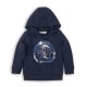 Mikina chlapecká s kapucí, Minoti, TB FLEECE HOODY 1, tmavě modrá - 86/92 | 18-24m - thumb (0)