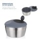 KELA Odstředivka na salát Romy nerez 18/10 stříbrná matná 12,0cm 24,5cm 4,0l KL-12149 - thumb (3)