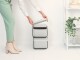 Odpadkový koš SORT & GO 20 l, stohovatelný, světle šedá, Brabantia - thumb (3)