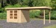 Dřevěný domek KARIBU ASKOLA 3,5 + přístavek 280 cm (77720) natur LG3189 - thumb (2)
