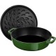 Kastrol CHISTERA 24 cm, na soté, s litinovou samopodlévací poklicí, bazalková, Staub - thumb (8)