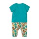 Kojenecký set chlapecký - tričko a kalhoty, Minoti, Leaf 1, kluk - 86/92 | 18-24m - thumb (1)