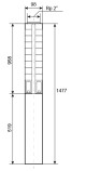 Ponorné čerpadlo EVAK V4S-8M18, 400V, 3kW, 2m kabelu - thumb (2)