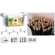 HOMESTYLING Světelný řetěz solární  teplá bílá 400 LED / 24 m KO-DX9520010 - thumb (0)