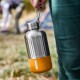 Láhev na vodu EXPLORER 650 ml, oranžová, nerezová ocel, Black+Blum - thumb (1)