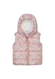 Vesta dívčí nylonová Puffa podšitá microfleecem, Minoti, 12GILET 15, růžová - 80/86 | 12-18m - thumb (0)