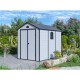 G21 Zahradní domek G21 Boston 523 - 188 x 278 cm, plastový, světle šedý G21-6390072 - thumb (1)