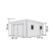 Dřevěná garáž KARIBU 68284 40 mm natur LG1888 - thumb (2)
