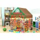 HOMESTYLING Dětský stan na hraní 95 x 72 x 102 cm SUPERMARKET KO-SP5000010supe - thumb (2)