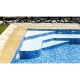 Haogenplast bazénová folie Printed Snapir NG Blue 25 m x 1,65 m x 1,5 mm, role - thumb (1)