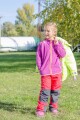 kalhoty sportovní outdoorové, podšité fleezovou podšívkou, Pidilidi, PD1121-08, červená - 146 | 11let - thumb (1)