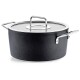 Vysoký kastrol ADAMANT 24 cm, černá, hliník, Fissler - thumb (3)