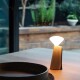 Přenosná stolní lampa MANTLE 19 cm, bílá, nerezová ocel, Tala - thumb (3)