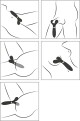 Coup!es Choice 3 Motors Vibrator Black - thumb (1)