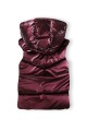 Vesta dívčí prošívaná Puffa s chlupatou podšívkou, Minoti, 16gilet 5, fialová - 92/98 | 2/3let - thumb (2)