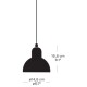 Závěsná lampa KAISER IDELL 15 cm, černá, Fritz Hansen - thumb (10)